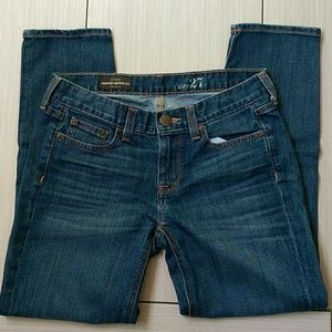 J Crew Cropped Matchstick jeans